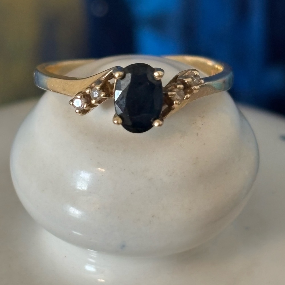10k Gold and SapphireWomen's Ring